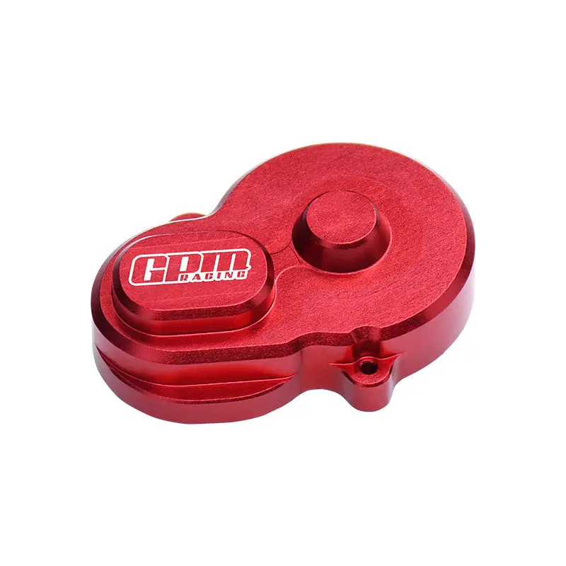 Aluminium 7075 Alloy Rear Main Gear Cover (Use With Gpm Optional Motor Plate) For Losi 1:24 Micro-B 2Wd Buggy Rtr-Los00007 / 1:28 Micro-T 2S 2Wd Rtr Stadium Truck-Los-1392 Upgrades - Red 1