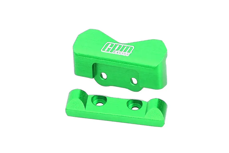 Aluminium 7075 Alloy Rear Pin Mounts For Losi 1:24 Micro-B 2Wd Buggy Rtr-Los00007 / 1:28 Micro-T 2S 2Wd Rtr Stadium Truck-Los-1392 Upgrades - Green 1