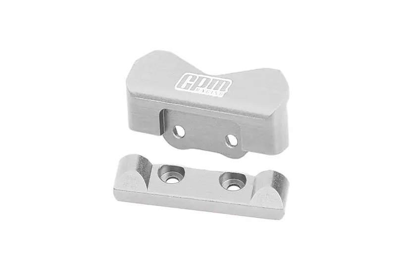 Aluminium 7075 Alloy Rear Pin Mounts For Losi 1:24 Micro-B 2Wd Buggy Rtr-Los00007 / 1:28 Micro-T 2S 2Wd Rtr Stadium Truck-Los-1392 Upgrades - Silver 1