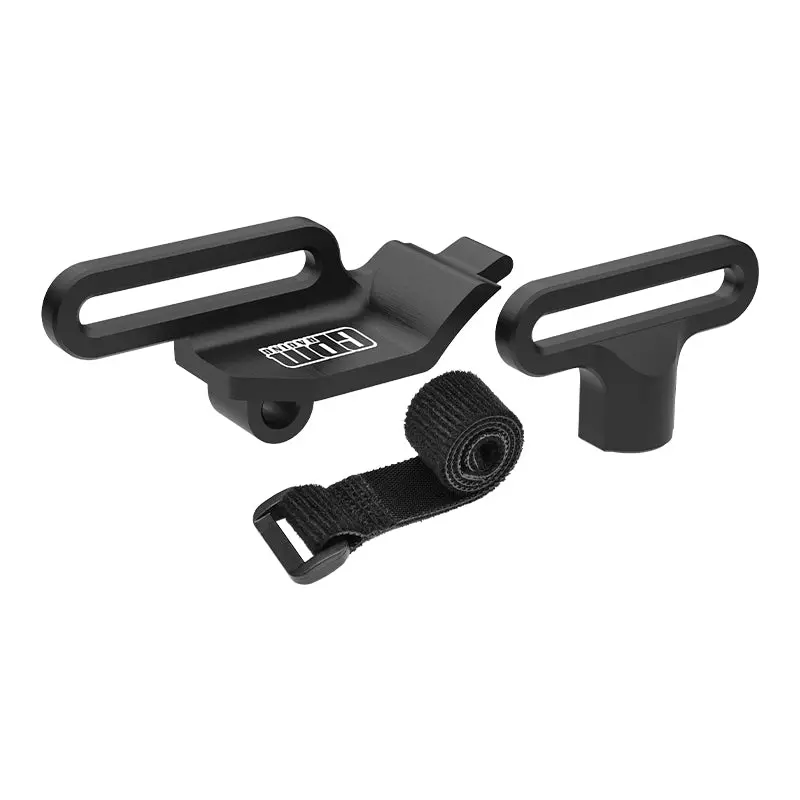 Aluminium 7075 Alloy Retainer Battery Hold-Down For Traxxas 1:16 Mini Maxx 4Wd 107154-1 / Mini Xrt Vxl-3S 108076-1 Monster Truck Upgrades - Black 1
