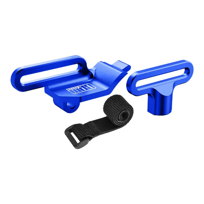 Aluminium 7075 Alloy Retainer Battery Hold-Down For Traxxas 1:16 Mini Maxx 4Wd 107154-1 / Mini Xrt Vxl-3S 108076-1 Monster Truck Upgrades - Blue 1