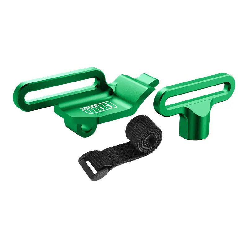 Aluminium 7075 Alloy Retainer Battery Hold-Down For Traxxas 1:16 Mini Maxx 4Wd 107154-1 / Mini Xrt Vxl-3S 108076-1 Monster Truck Upgrades - Green 1