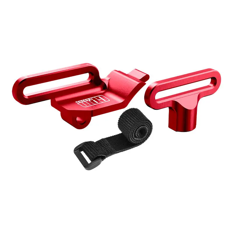 Aluminium 7075 Alloy Retainer Battery Hold-Down For Traxxas 1:16 Mini Maxx 4Wd 107154-1 / Mini Xrt Vxl-3S 108076-1 Monster Truck Upgrades - Red 1