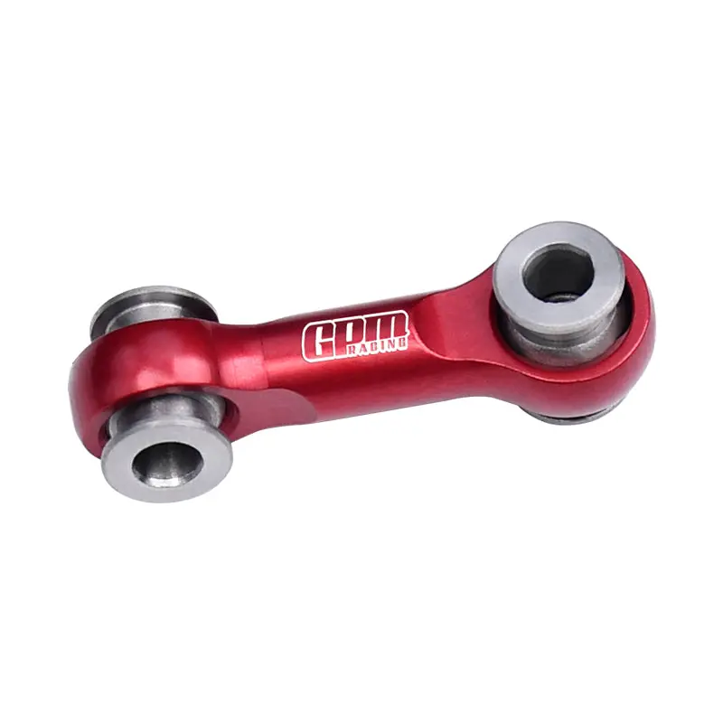 Aluminium 7075 Alloy Steering Drag Link For Traxxas 1:16 Mini Maxx 4Wd 107154-1 / Mini Xrt Vxl-3S 108076-1 Monster Truck Upgrades - Red 1