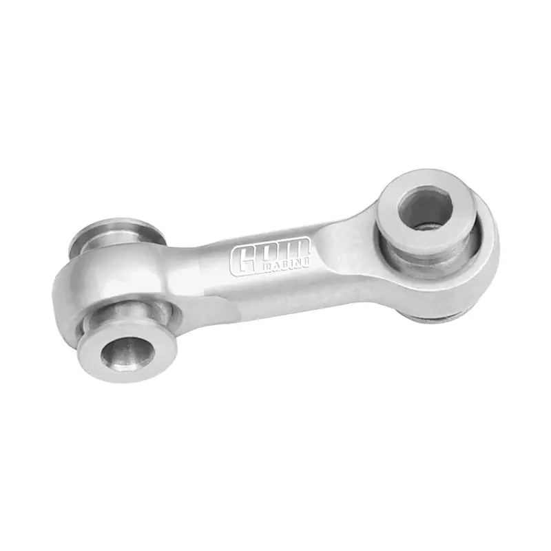 Aluminium 7075 Alloy Steering Drag Link For Traxxas 1:16 Mini Maxx 4Wd 107154-1 / Mini Xrt Vxl-3S 108076-1 Monster Truck Upgrades - Silver 1