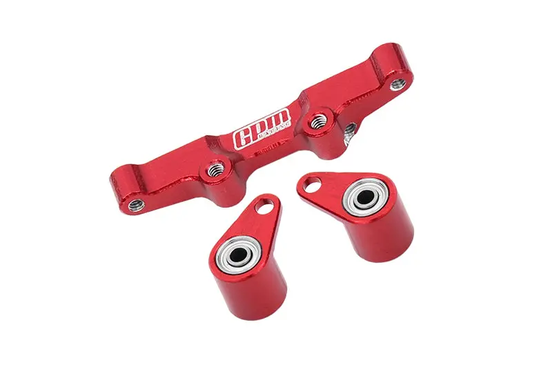 Aluminium 7075 Alloy Steering Rack For Losi 1:24 Micro-B 2Wd Buggy Rtr-Los00007 / 1:28 Micro-T 2S 2Wd Rtr Stadium Truck-Los-1392 Upgrades - Red 1