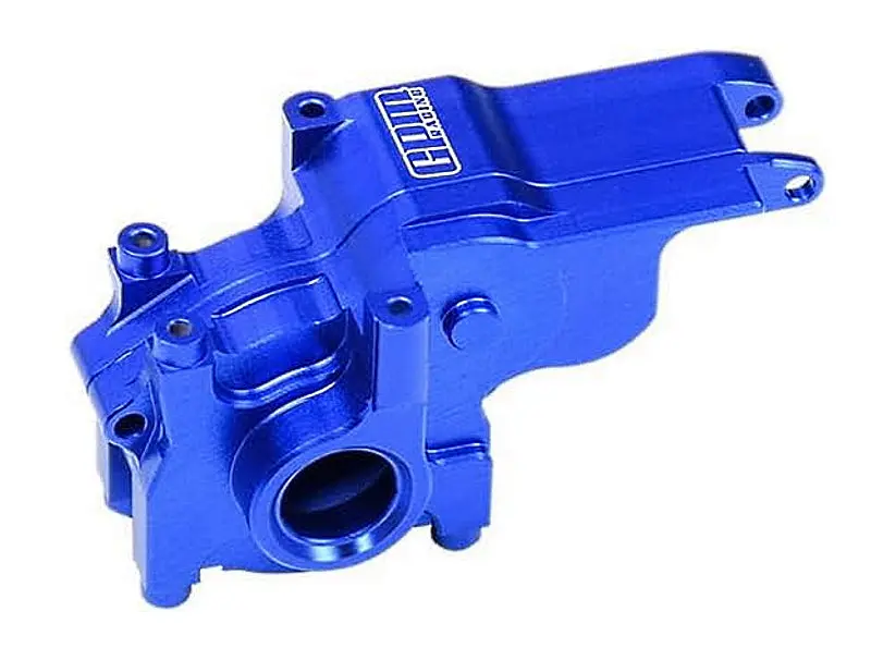 Aluminium 7075 Alloy Transmission Case For Losi 1:24 Micro-B 2Wd Buggy Rtr-Los00007 / 1:28 Micro-T 2S 2Wd Rtr Stadium Truck-Los-1392 Upgrades - Blue 1
