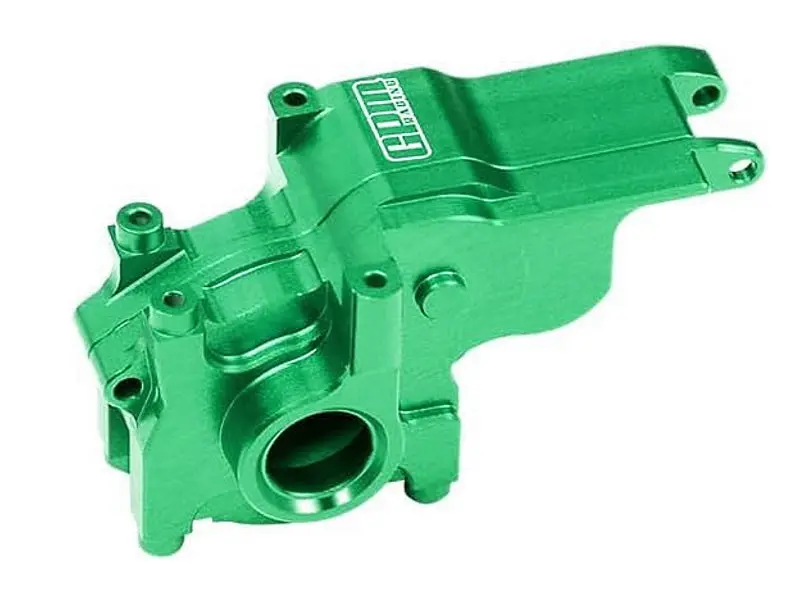 Aluminium 7075 Alloy Transmission Case For Losi 1:24 Micro-B 2Wd Buggy Rtr-Los00007 / 1:28 Micro-T 2S 2Wd Rtr Stadium Truck-Los-1392 Upgrades - Green 1