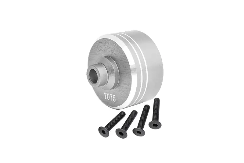 Aluminium 7075 Front Middle Rear Diff Case For Tamiya 1:10 Xv-02 Pro / Tt02 / Tt02d Upgrade Parts - Silver 1