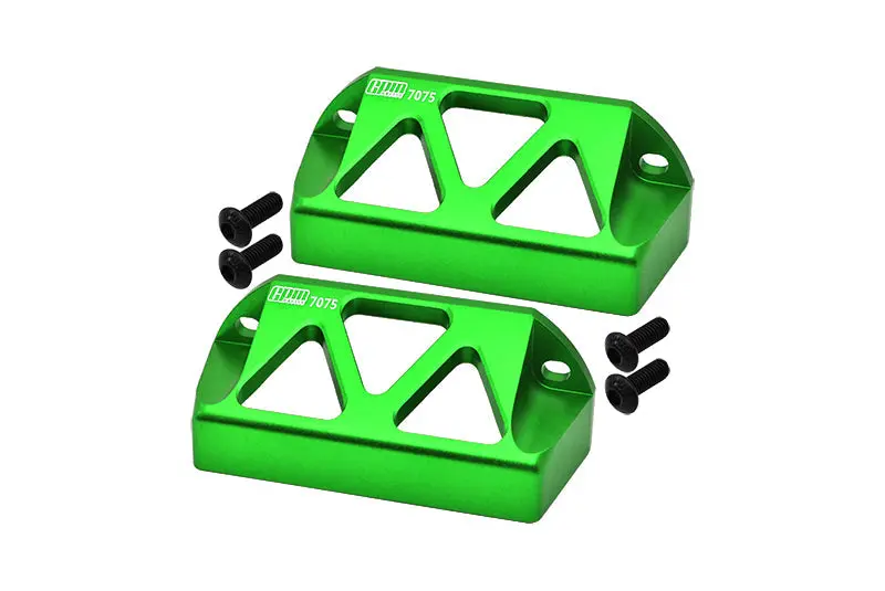 Aluminium 7075 Guards Steering Servo For Traxxas 1:10 E-Revo-56087-1 / E-Revo Vxl Brushless-86086-4 / Revo 3.3 Monster Truck-53097-3 / Slayer Pro 4X4-59076-3 / Summit 4Wd-56076-4 Upgrades - Green 1