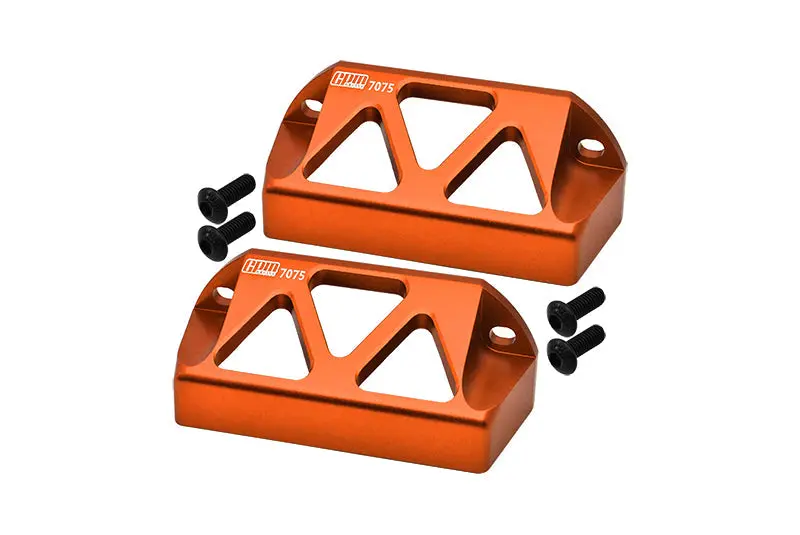 Aluminium 7075 Guards Steering Servo For Traxxas 1:10 E-Revo-56087-1 / E-Revo Vxl Brushless-86086-4 / Revo 3.3 Monster Truck-53097-3 / Slayer Pro 4X4-59076-3 / Summit 4Wd-56076-4 Upgrades - Orange 1