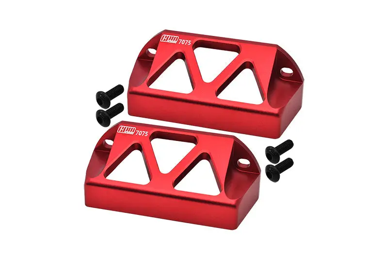Aluminium 7075 Guards Steering Servo For Traxxas 1:10 E-Revo-56087-1 / E-Revo Vxl Brushless-86086-4 / Revo 3.3 Monster Truck-53097-3 / Slayer Pro 4X4-59076-3 / Summit 4Wd-56076-4 Upgrades - Red 1