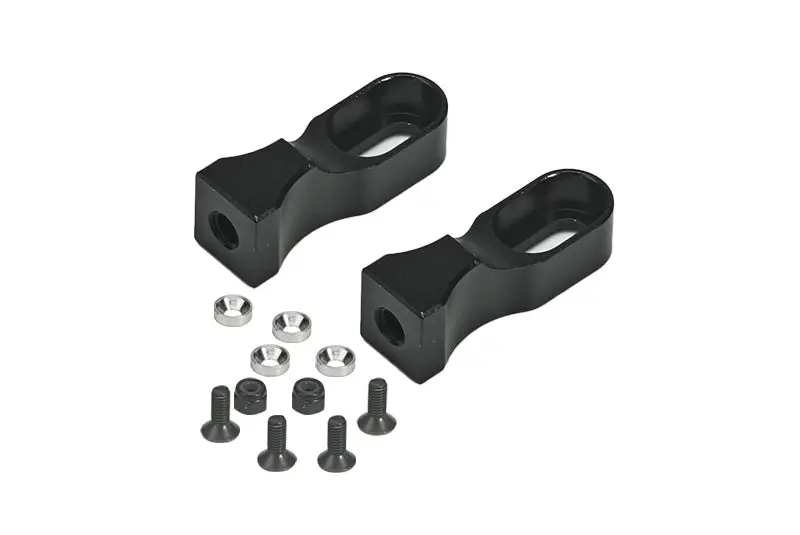 Aluminium 7075 Servo Mount For Tamiya 1/10 Rc Car Tt01 Upgrade Parts - Black 1