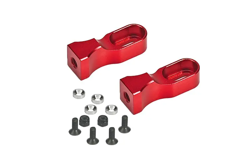 Aluminium 7075 Servo Mount For Tamiya 1/10 Rc Car Tt01 Upgrade Parts - Red 1