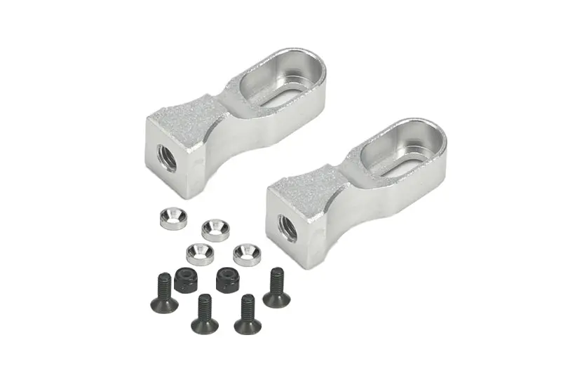 Aluminium 7075 Servo Mount For Tamiya 1/10 Rc Car Tt01 Upgrade Parts - Silver 1