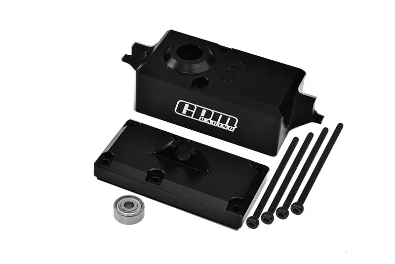 Aluminium 7075 Servo Protective Cover (For 2085,2085X,2085R,2090 Servo) For Traxxas 1:5 X Maxx / 4Wd Maxx / Maxx With Widemaxx / Xrt 8S / Maxx Slash 6S / X Maxx Ultimate 8S / Xrt Ultimate 8S - Black 1