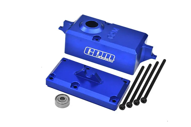 Aluminium 7075 Servo Protective Cover (For 2085,2085X,2085R,2090 Servo) For Traxxas 1:5 X Maxx / 4Wd Maxx / Maxx With Widemaxx / Xrt 8S / Maxx Slash 6S / X Maxx Ultimate 8S / Xrt Ultimate 8S - Blue 1