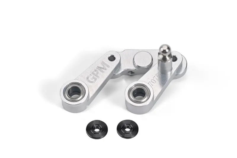Aluminium 7075 Steering Assembly For Tamiya 1:10 R/C 58719 Bbx Bb-01 Upgrade Parts - Silver 1