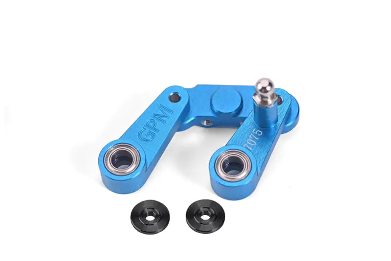 Aluminium 7075 Steering Assembly For Tamiya 1:10 R/C 58719 Bbx Bb-01 Upgrade Parts - Sky Blue 1