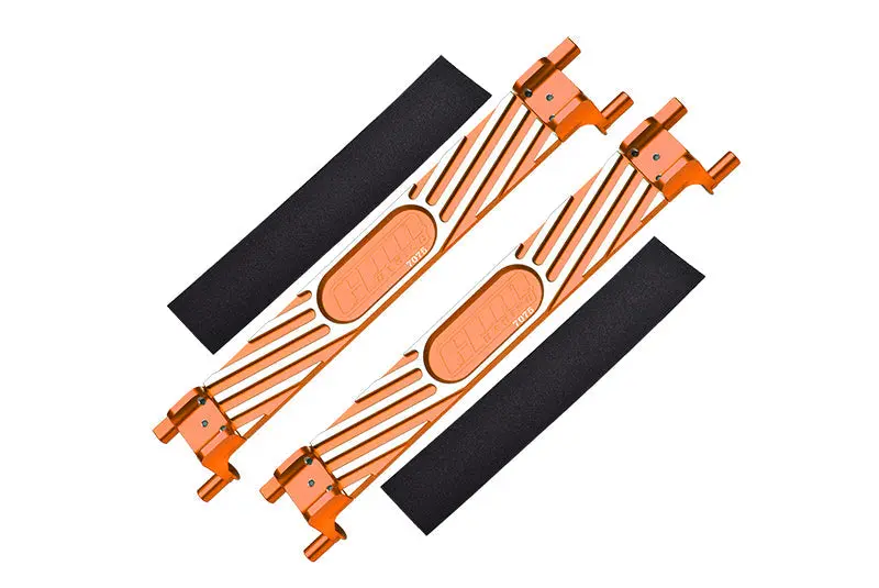 Aluminium 7075-T6 Battery Hold-Down For Traxxas 1:5 Xrt 8S Monster Truck 78086-4 / 1:6 Funco Pro Scale 2Wd Sand Car 8S-109076-4 Upgrades - Orange 1