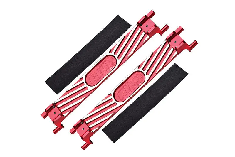 Aluminium 7075-T6 Battery Hold-Down For Traxxas 1:5 Xrt 8S Monster Truck 78086-4 / 1:6 Funco Pro Scale 2Wd Sand Car 8S-109076-4 Upgrades - Red 1