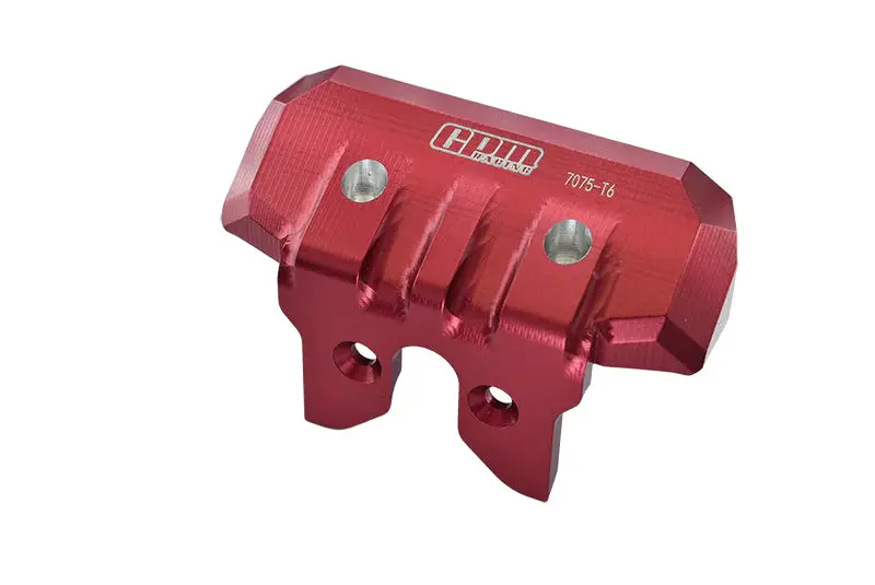 Aluminium 7075-T6 Front Bumper For Traxxas 1/8 4Wd Sledge Monster Truck 95076-4 Upgrades - Red 1