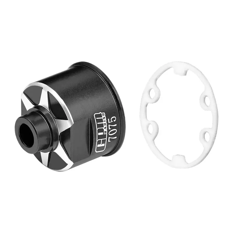 Aluminium 7075-T6 Front Or Rear Diff Case For Traxxas 1:10 E-Revo Brushless / Slash 4X4 / Ford Gt 4-Tec 2.0 / Rustler 4X4 Vxl / Stampede 4X4 Vxl / Hoss 4X4 Vxl / 4-Tec 3.0 / 1:7  Xo-01 Upgrades - Black 1