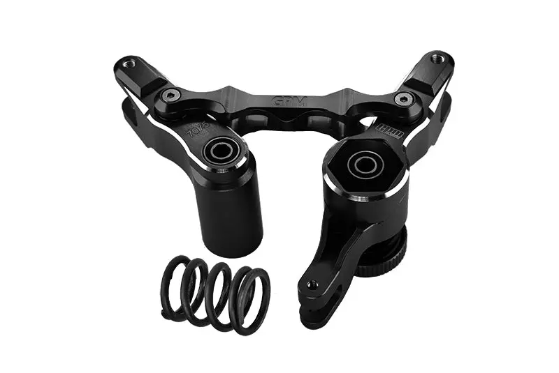 Aluminium 7075-T6 Front Steering Assembly For Traxxas 1:5 Xrt 8S Monster Truck 78086-4 / 1:6 Funco Pro Scale 2Wd Sand Car 8S-109076-4 Upgrades - Black 1