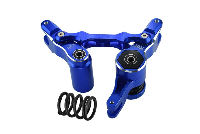 Aluminium 7075-T6 Front Steering Assembly For Traxxas 1:5 Xrt 8S Monster Truck 78086-4 / 1:6 Funco Pro Scale 2Wd Sand Car 8S-109076-4 Upgrades - Blue 1
