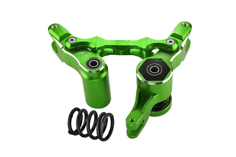 Aluminium 7075-T6 Front Steering Assembly For Traxxas 1:5 Xrt 8S Monster Truck 78086-4 / 1:6 Funco Pro Scale 2Wd Sand Car 8S-109076-4 Upgrades - Green 1
