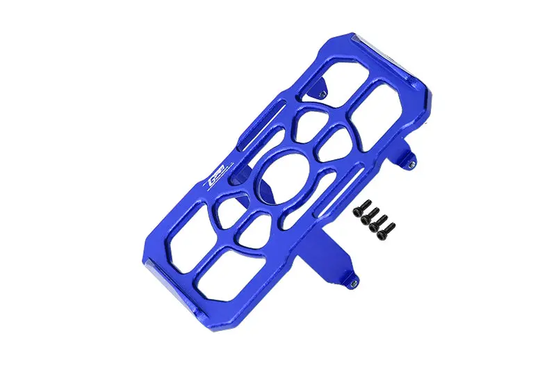 Aluminium Battery Holder For Axial 1:24 Scx24 Deadbolt Axi90081 / Jeep Wrangler Axi00002 - 5Pc Set Blue 1