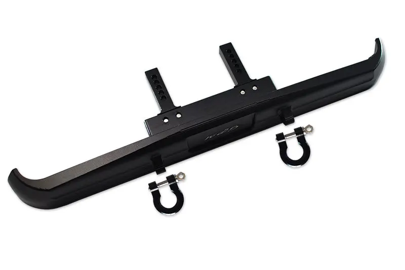 Aluminium Front Bumper Mount + D-Rings For Traxxas Trx-4 Chevrolet K5 Blazer (82076-4) - 3Pc Set Black 1