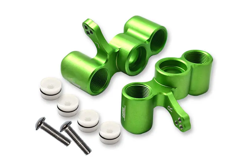 Aluminium Front Knuckle Arms For Arrma Senton / Typhon / Talion / Infraction / Infractionv2 / Limitless / Fireteam - 1Pr Set Green 1
