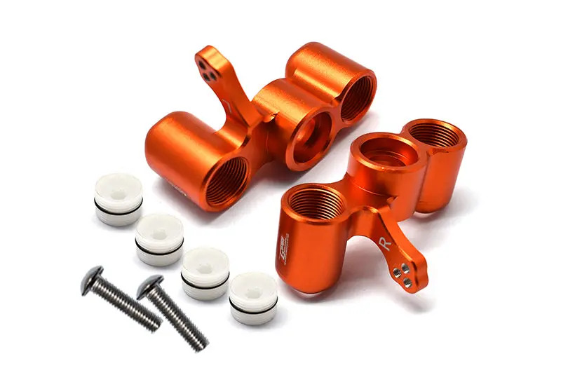Aluminium Front Knuckle Arms For Arrma Senton / Typhon / Talion / Infraction / Infractionv2 / Limitless / Fireteam - 1Pr Set Orange 1