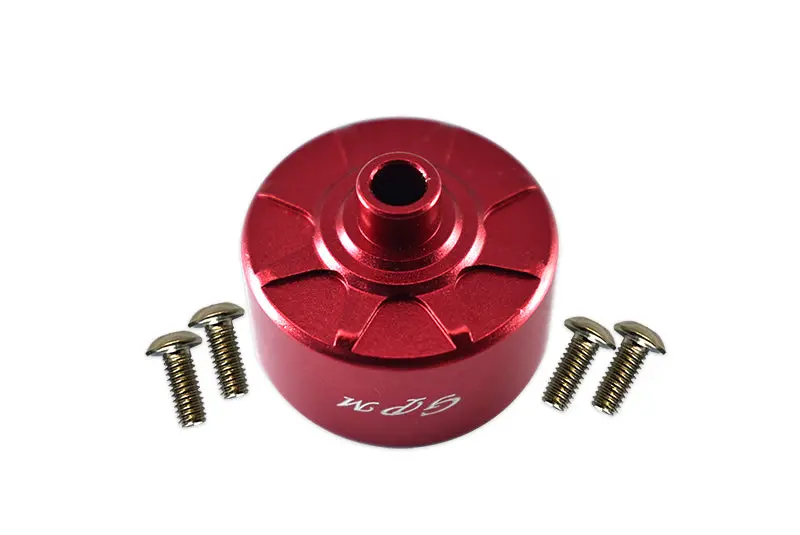 Aluminium Front Or Rear Diff Case For Arrma 1:8 Kraton / Outcast / Notorious / Typhon / Talion / Kraton V5 / Notorious V5 / 1:7 Infraction / Infraction V2 / Limitless / 1:10 Senton - 1Pc Set Red 1