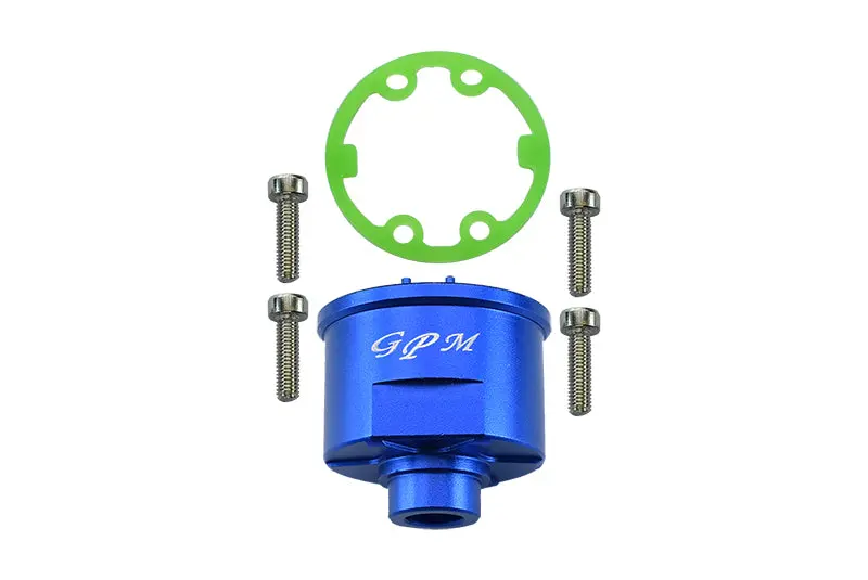 Aluminium Front Or Rear Differential Carrier For Traxxas E-Revo Brushless / E-Revo 2.0 / Rustler 4X4 Vxl / Hoss 4X4 Vxl / Telluride / Slash 4X4 / Xo-01 / 4-Tec 3.0 - 1Pc Set Blue 1