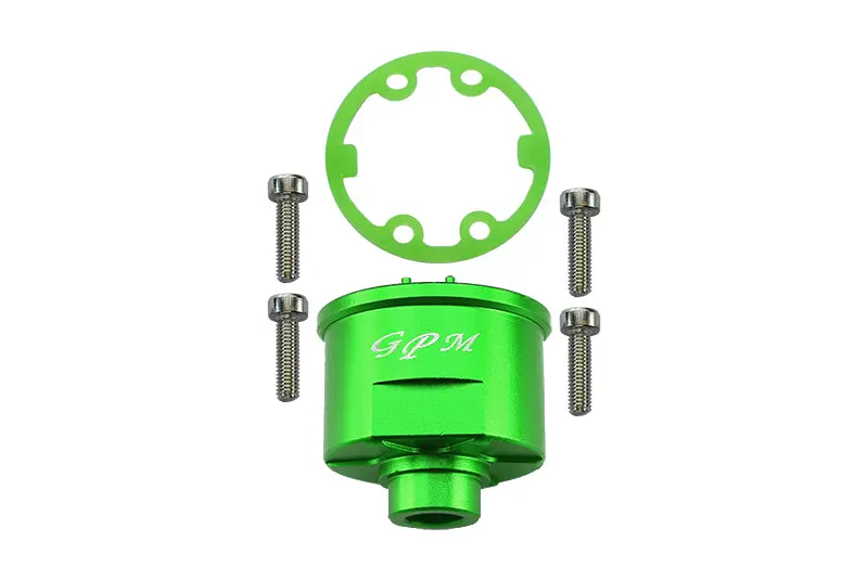 Aluminium Front Or Rear Differential Carrier For Traxxas E-Revo Brushless / E-Revo 2.0 / Rustler 4X4 Vxl / Hoss 4X4 Vxl / Telluride / Slash 4X4 / Xo-01 / 4-Tec 3.0 - 1Pc Set Green 1
