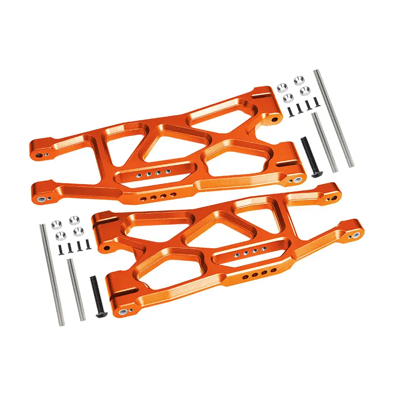 Aluminium Front Or Rear Lower Arms For 1:5 Traxxas X Maxx 6S / X Maxx 8S / 1:6 Sand Car 8S Upgrades - 1Pr Orange 1