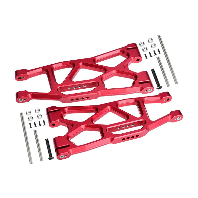 Aluminium Front Or Rear Lower Arms For 1:5 Traxxas X Maxx 6S / X Maxx 8S / 1:6 Sand Car 8S Upgrades - 1Pr Red 1