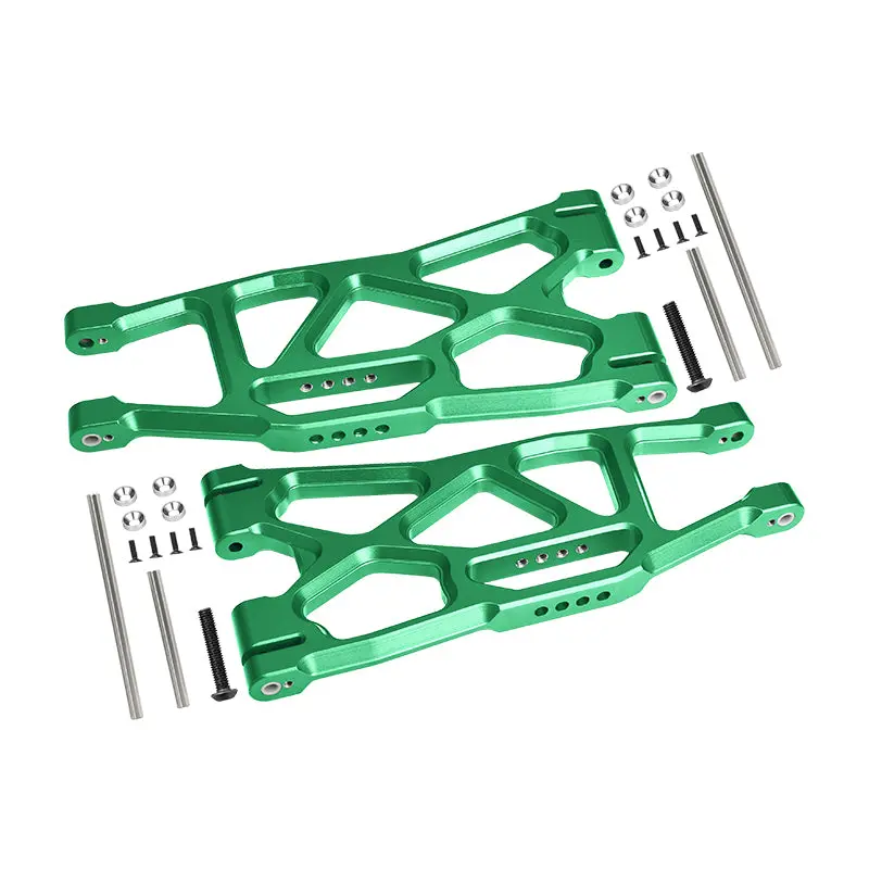 Aluminium Front Or Rear Lower Arms For 1:5 Traxxas X Maxx 6S / X Maxx 8S / 1:6 Sand Car 8S Upgrades - 1Pr Set Green 1