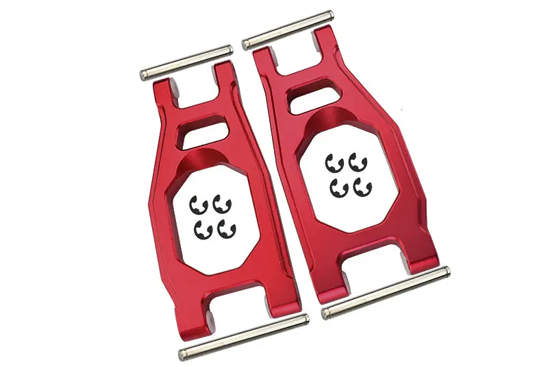 Aluminium Front Upper Arm For 1/10 Tamiya R/C Dt-03 - 1Pr Red 1
