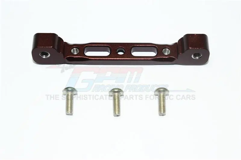 Aluminium Rear Arm Bulk For Front Upper Arms For 1:8 Arrma Kraton 6S / Outcast 6S / Notorious 6S / Typhon 6S / Talion 6S / Kraton 6S V5 / Notorious 6S V5 / 1:10 Senton 6S - 1Pc Set Brown 1