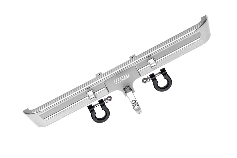 Aluminium Rear Bumper Mount + D-Rings + Tow Hook For Traxxas Trx-4 Chevrolet K5 Blazer (82076-4) - 3Pc Set Silver 1