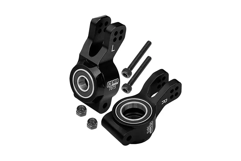 Aluminium Rear Knuckle Arm For Arrma Senton / Talion / Infraction / Infraction V2 / Limitless / Fireteam - 1Pr Set Black 1