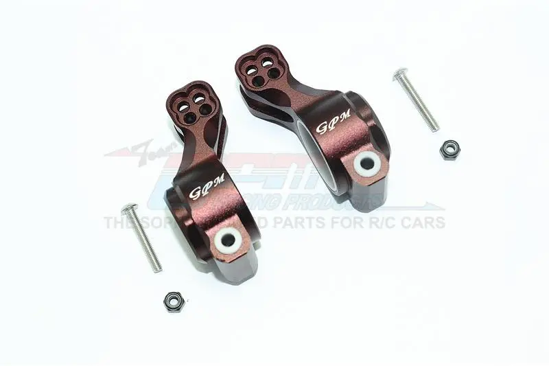 Aluminium Rear Knuckle Arm For Arrma Senton / Talion / Infraction / Infraction V2 / Limitless / Fireteam - 1Pr Set Brown 1