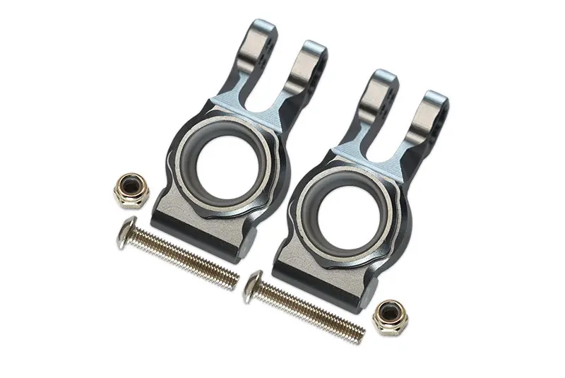 Aluminium Rear Knuckle Arm For Arrma Senton / Talion / Infraction / Infraction V2 / Limitless / Fireteam - 1Pr Set Grey Silver 1