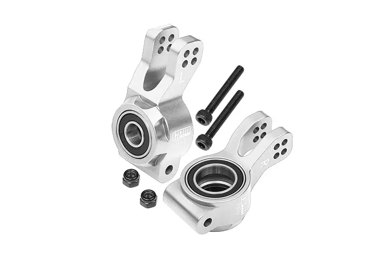 Aluminium Rear Knuckle Arm For Arrma Senton / Talion / Infraction / Infraction V2 / Limitless / Fireteam - 1Pr Set Silver 1