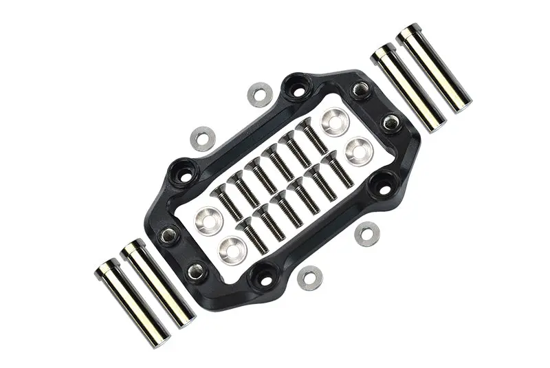 Aluminium Servo Mount For Arrma 1:8 Kraton 6S / Outcast 6S / Notorious 6S / Kraton 6S V5 / Notorious 6S V5 / 1:7 Fireteam 6S Upgrades - 1 Set Black 1