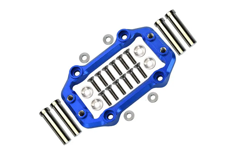 Aluminium Servo Mount For Arrma 1:8 Kraton 6S / Outcast 6S / Notorious 6S / Kraton 6S V5 / Notorious 6S V5 / 1:7 Fireteam 6S Upgrades - 1 Set Blue 1