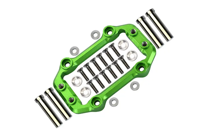 Aluminium Servo Mount For Arrma 1:8 Kraton 6S / Outcast 6S / Notorious 6S / Kraton 6S V5 / Notorious 6S V5 / 1:7 Fireteam 6S Upgrades - 1 Set Green 1